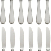 Browne - BISTRO 7.2" Stainless Steel Butter Knife, Pack of 12 - 502321