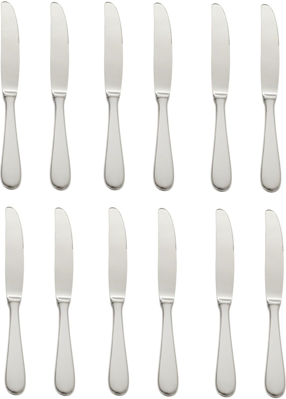 Browne - BISTRO 9.6" Stainless Steel Dinner Knife, Pack of 12 - 502311S