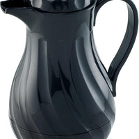 Browne - Beverage Server 40oz Black Swirl Push Button - 744223
