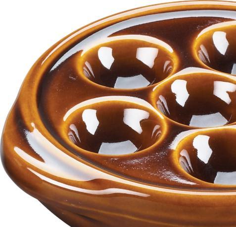 Browne - Brown Escargot/Snail Plate - 744046