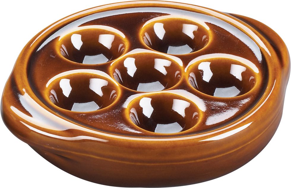 Browne - Brown Escargot/Snail Plate - 744046
