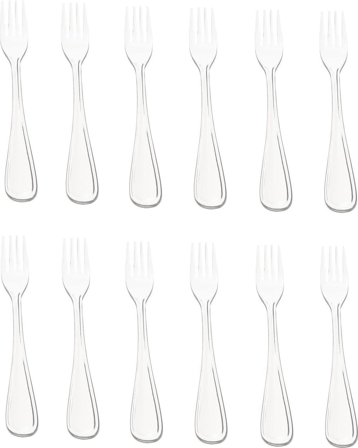 Browne - CELINE 5.9" Stainless Steel Oyster Fork, Pack of 12 - 502515