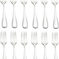 Browne - CELINE 7.3" Stainless Steel Dinner Fork, Pack of 12 - 502503