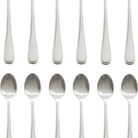 Browne - CELINE 7.5" Stainless Steel Iced Tea Spoon, Pack of 12 - 502514
