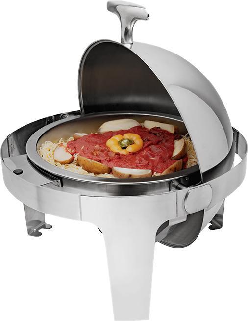 Browne - CHAFER 7 QT Rondo Round Chafer With Roll Top Cover - 575138