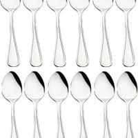 Browne - CONCERTO 6.3" Stainless Steel Tea Spoon, Pack of 12 - 502423