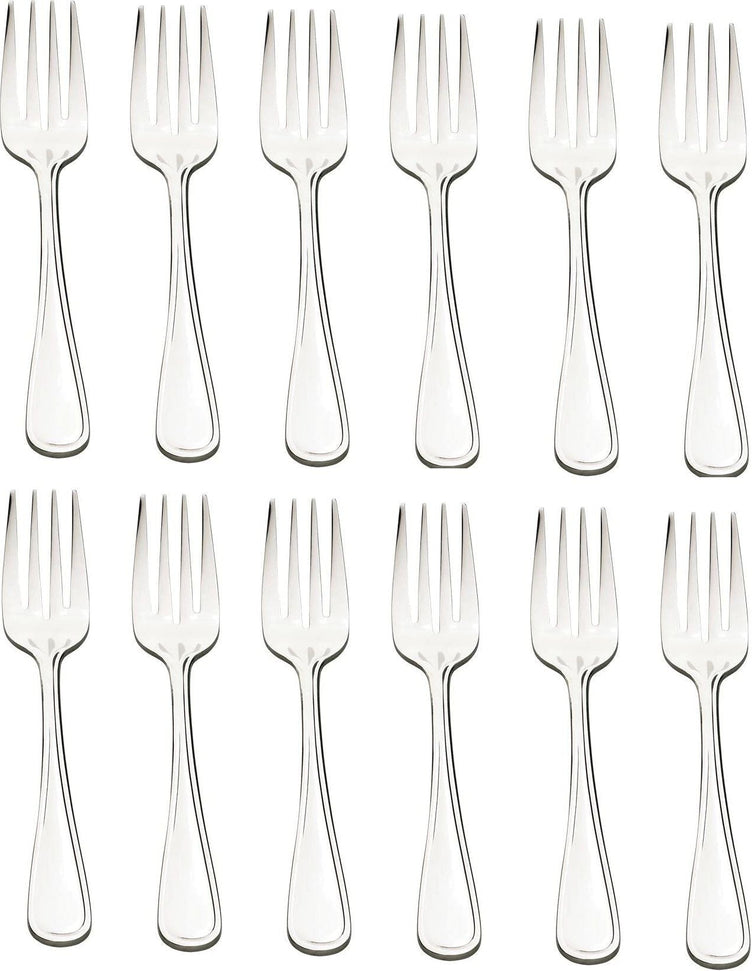 Browne - CONCERTO 6.5" Stainless Steel Salad Fork, Pack of 12 - 502410