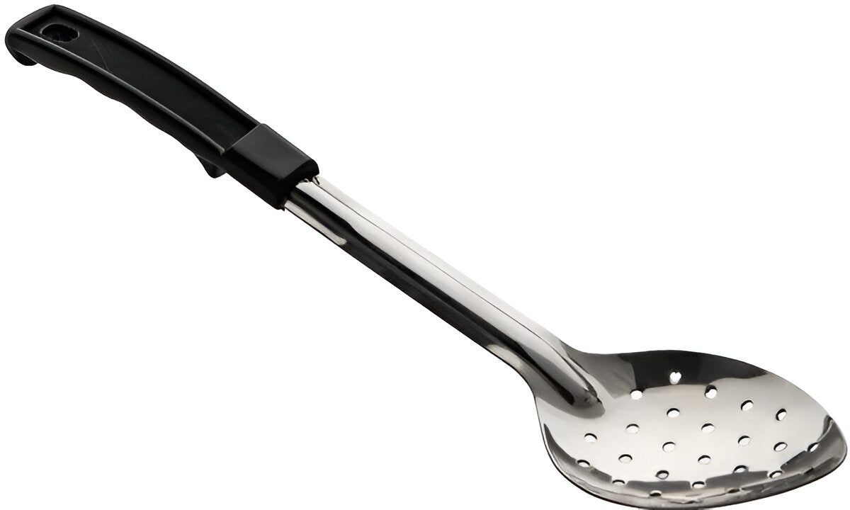 Browne - CONVENTIONAL 11" Stainless Steel Basting Perforated Spoon With Plastic Handle - 572312