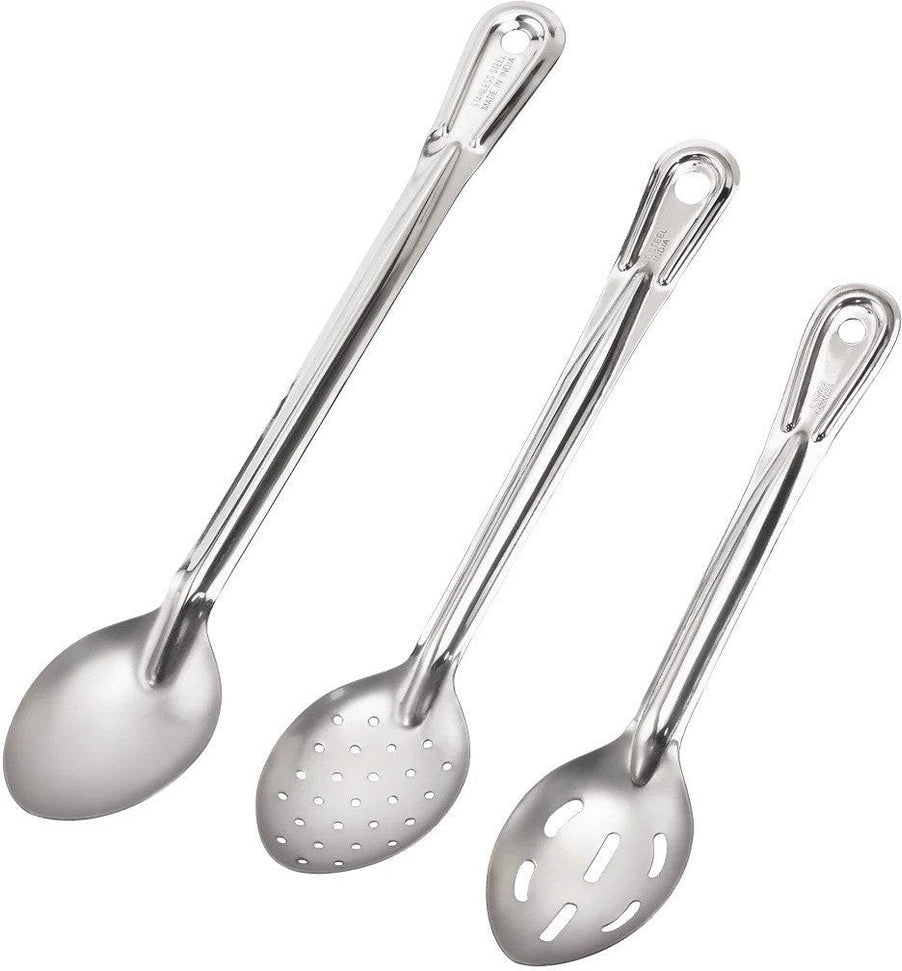 Browne - CONVENTIONAL 11" Stainless Steel Solid Basting Spoon - 572111