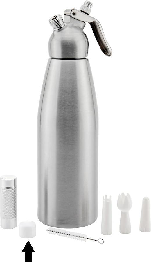 Browne - Cap White for Aluminum Whippers 574350 & 574351 - 574350-6