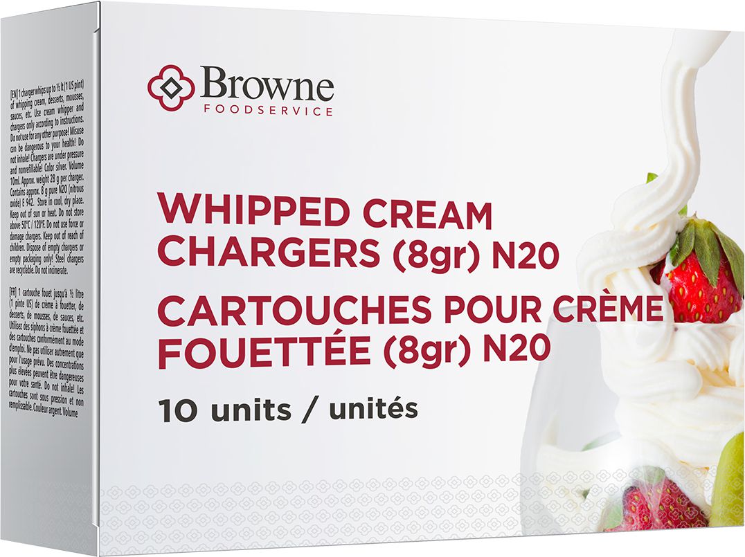 Browne - Cream Whipper Chargers, Box of 10 - 574397