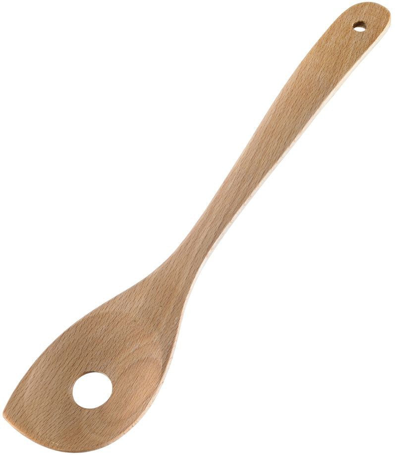 Browne - Deluxe Wood Pointed Spoon With Hole - 744581