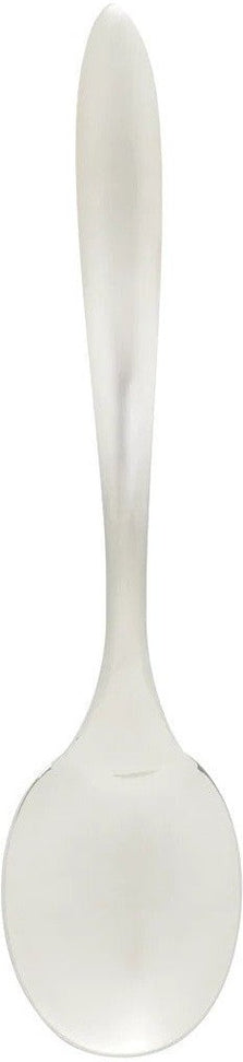 Browne - ECLIPSE 13.5" Stainless Steel Brushed Handle Solid Spoon - 573273