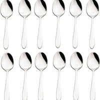 Browne - ECLIPSE 5" Stainless Steel Demi Tasse Spoon, Pack of 12 - 502125