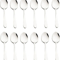 Browne - ECLIPSE 6.3" Stainless Steel Tea Spoon, Pack of 12 - 502123