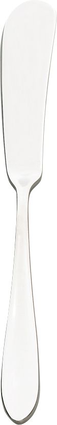 Browne - ECLIPSE 7" Stainless Steel Butter Spreader Bent, Pack of 12 - 502122