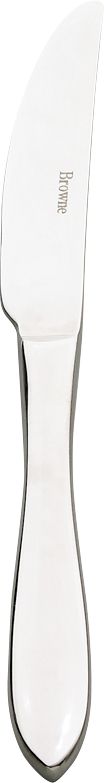 Browne - ECLIPSE 7.1" Stainless Steel Dessert Knife, Pack of 12 - 502121