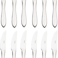 Browne - ECLIPSE 7.1" Stainless Steel Dessert Knife, Pack of 12 - 502121