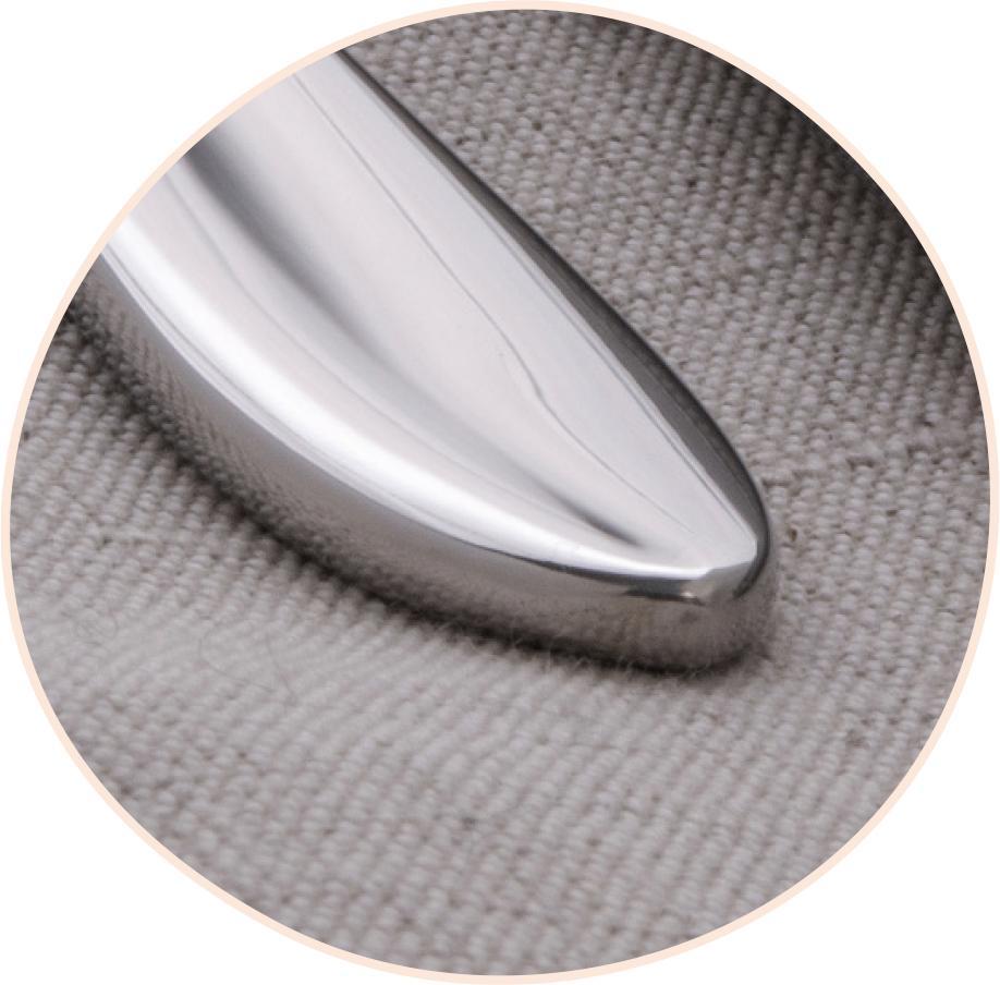 Browne - ECLIPSE 7.1" Stainless Steel Dessert Spoon, Pack of 12 - 502102