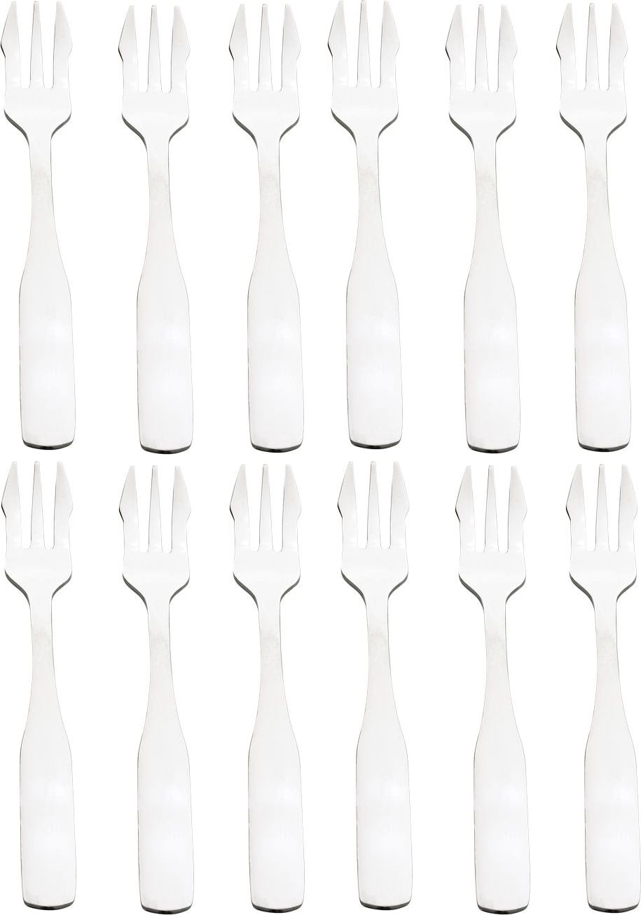 Browne - ELEGANCE 5.5" Stainless Steel Oyster Fork, Pack of 12 - 502715