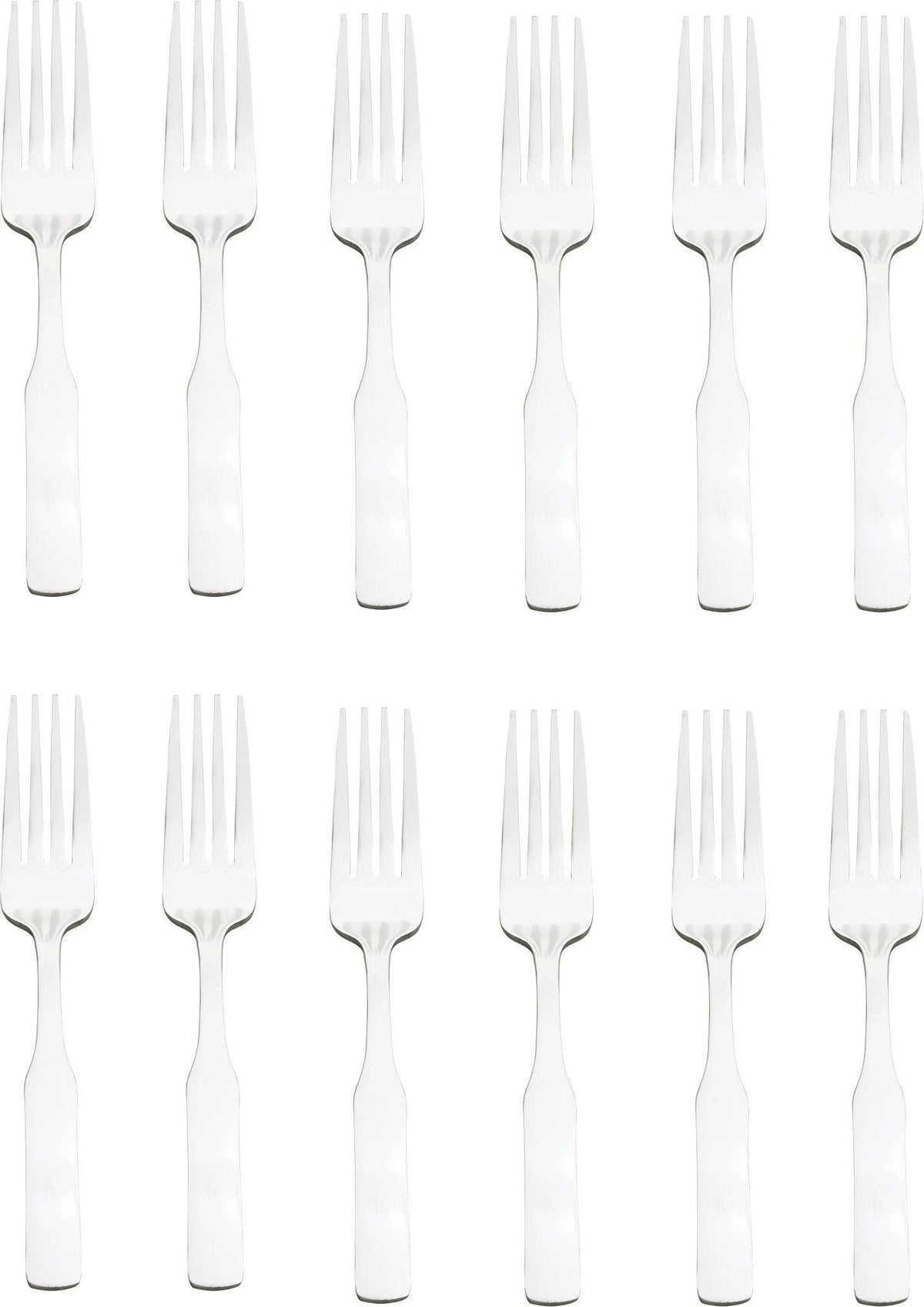 Browne - ELEGANCE 6.3" Stainless Steel Salad Fork, Pack of 12 - 502710