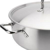 Browne - ELEMENTS 15 QT Stainless Steel Brazier with Cover - 5734014