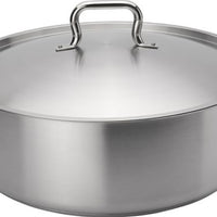 Browne - ELEMENTS 15 QT Stainless Steel Brazier with Cover - 5734014