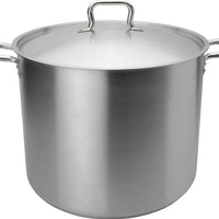 Browne - ELEMENTS 16 QT Stainless Steel Stock Pot with Cover - 5733916