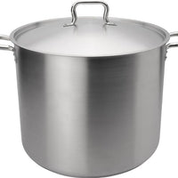 Browne - ELEMENTS 20 QT Stainless Steel Stock Pot with Cover - 5733920