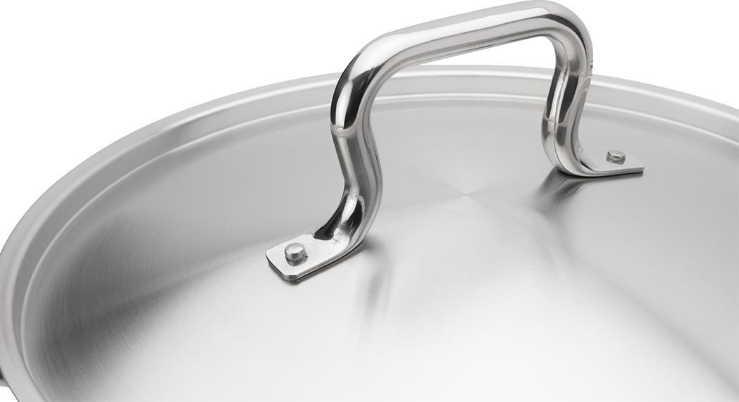 Browne - ELEMENTS 24 QT Stainless Steel Stock Pot with Cover - 5733924