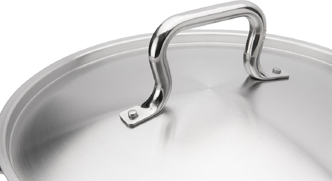 Browne - ELEMENTS 30 QT Stainless Steel Brazier with Cover - 5734030