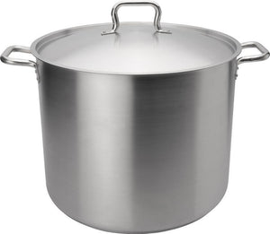 Browne - ELEMENTS 32 QT Stainless Steel Stock Pot with Cover - 5733932