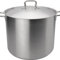 Browne - ELEMENTS 40 QT Stainless Steel Stock Pot with Cover - 5733940