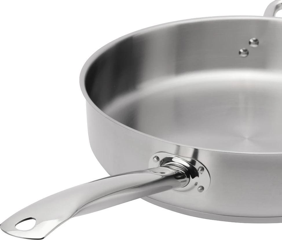 Browne - ELEMENTS 5 QT Stainless Steel Saute Pan with Cover - 5734185