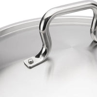 Browne - ELEMENTS 5 QT Stainless Steel Saute Pan with Cover - 5734185