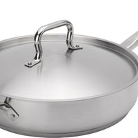 Browne - ELEMENTS 5 QT Stainless Steel Saute Pan with Cover - 5734185
