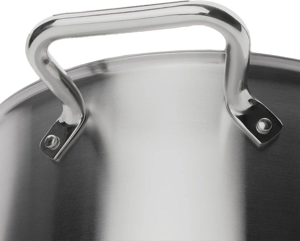 Browne - ELEMENTS 7 QT Stainless Steel Saute Pan with Cover - 5734187