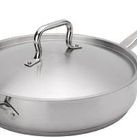 Browne - ELEMENTS 7 QT Stainless Steel Saute Pan with Cover - 5734187