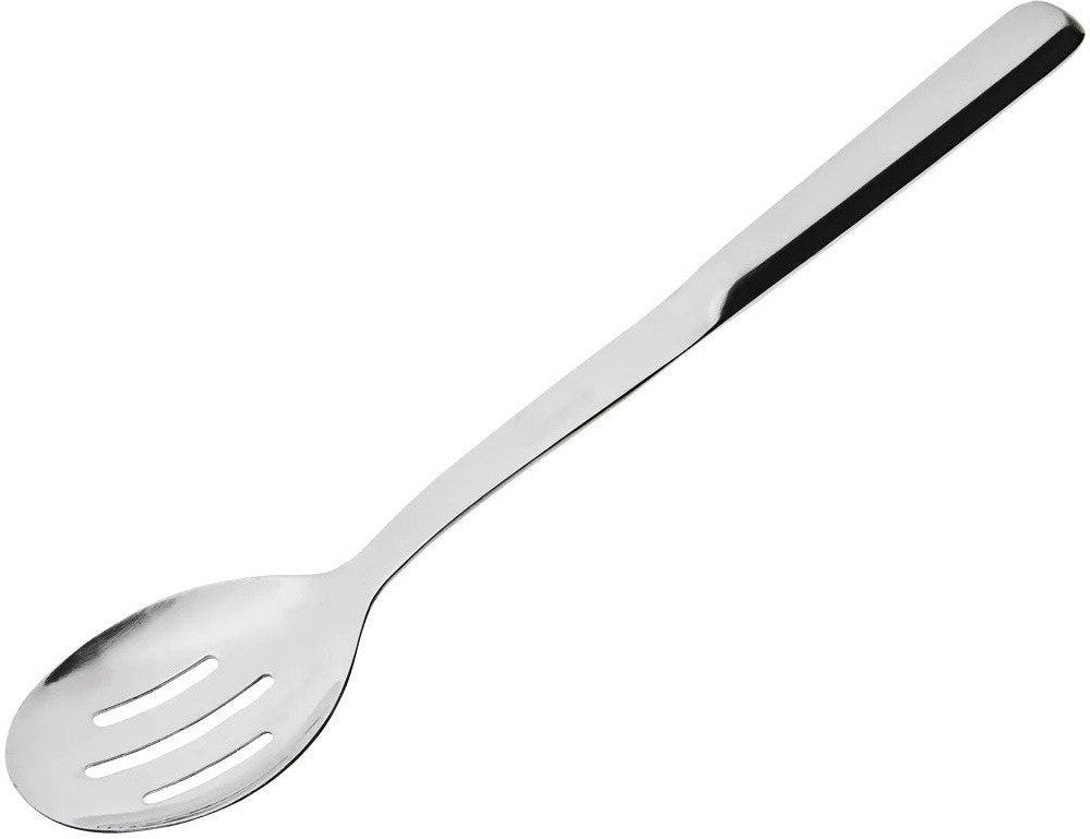 Browne - ELITE 11.8" Stainless Steel Slotted Serving Spoon - 573155