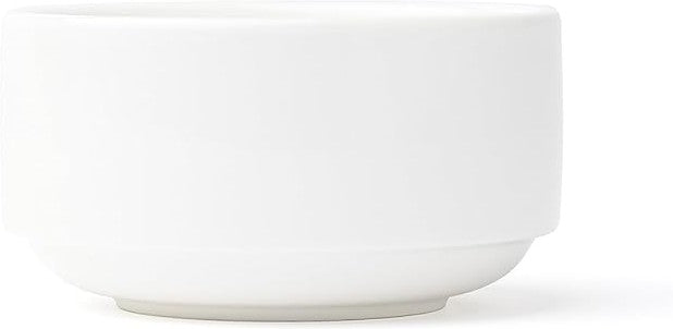 Browne - FOUNDATION 10 Oz Porcelain White Stackable Bowl, Pack of 48 - 5630151