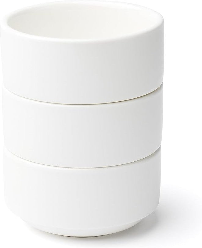 Browne - FOUNDATION 10 Oz Porcelain White Stackable Bowl, Pack of 48 - 5630151