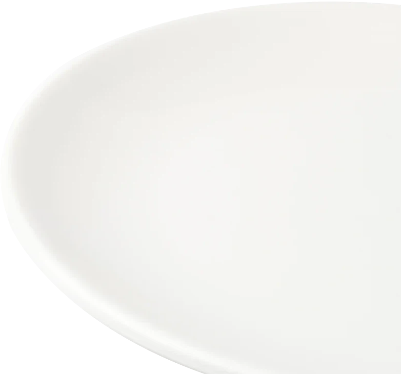 Browne - FOUNDATION 10" Porcelain White Round Coupe Plate, 1 Dz - 5630166