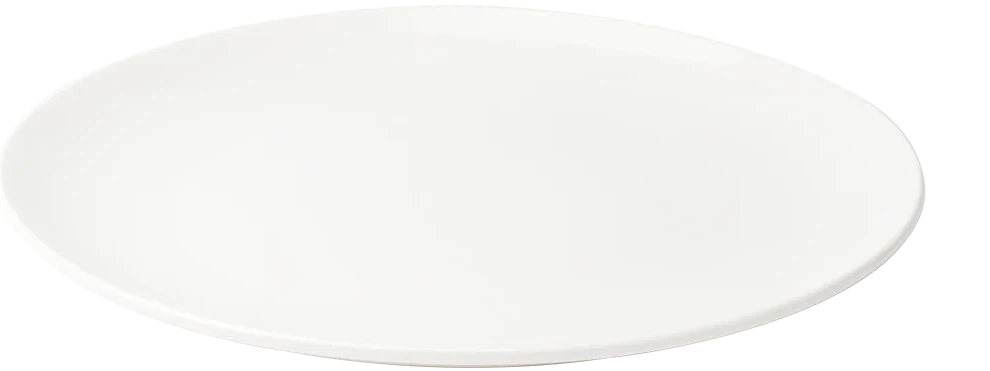 Browne - FOUNDATION 10" Porcelain White Round Coupe Plate, Pack of 12 - 5630166