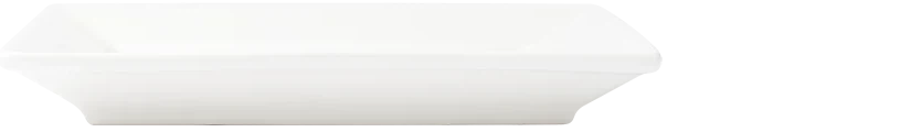 Browne - FOUNDATION 10.25" Porcelain Square White Plate, Pack of 12 - 5630191