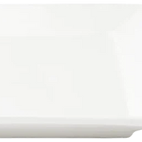 Browne - FOUNDATION 10.25" Porcelain Square White Plate, Pack of 12 - 5630191