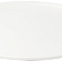 Browne - FOUNDATION 12" Porcelain White Round Coupe Plate, 1 Dz - 5630168