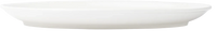 Browne - FOUNDATION 12" x 8" Porcelain Oval White Coupe Plate, 1 Dz - 5630117