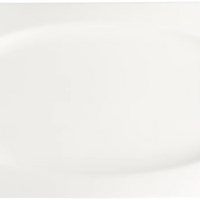 Browne - FOUNDATION 12.75" x 9.5" Porcelain White Rectangular Plate, 1 Dz - 5630186