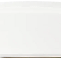 Browne - FOUNDATION 12.75" x 9.5" Porcelain White Rectangular Plate, 1 Dz - 5630186