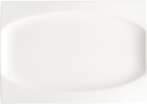 Browne - FOUNDATION 12.75 x 9.5" Rectangular Porcelain Plate - 30186